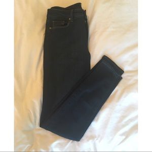 PAIGE - SIZE 31 DARK WASH HIGH RISE SKINNY JEANS